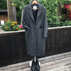 Minimum Herringbone Trench Coat